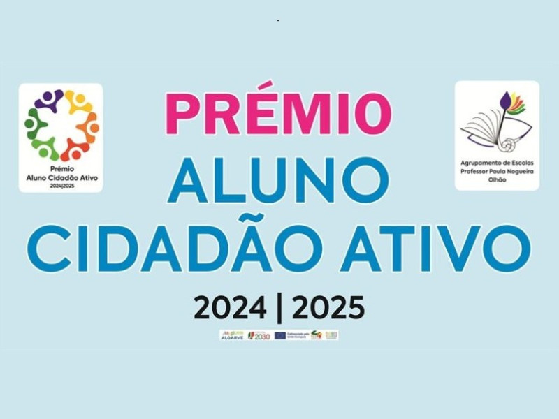 Entrega dos Prémios “Aluno, Cidadão Ativo 2024/2025” – 19 de dezembro